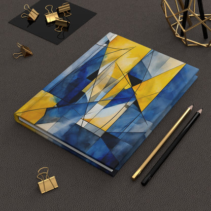 Stained Glass - Geometric - Hardcover Journal