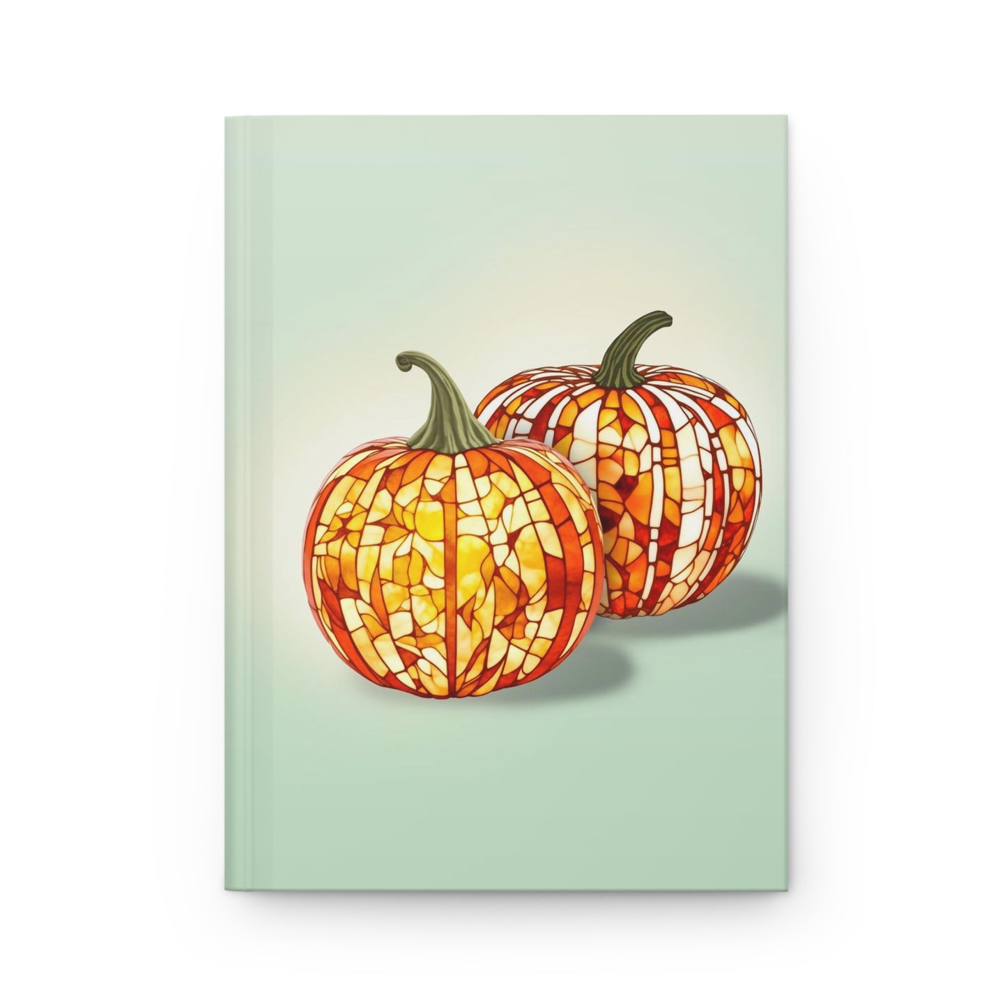 Stained Glass Pumpkins - Hardcover Journal