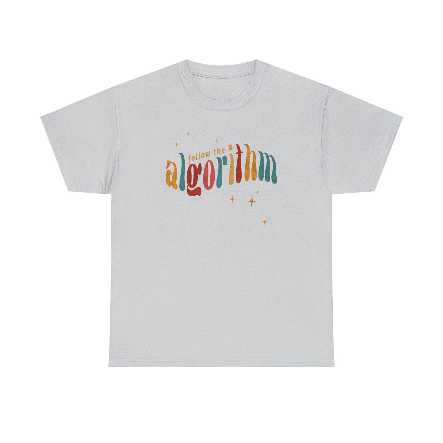 Follow the Algorithm Sparkles Modern-Retro - T-shirt