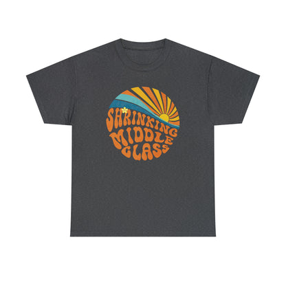 Shrinking Middle Class Sun in Circle - T-shirt