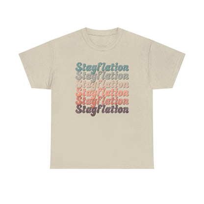 Stagflation on Repeat Modern-Retro - T-shirt