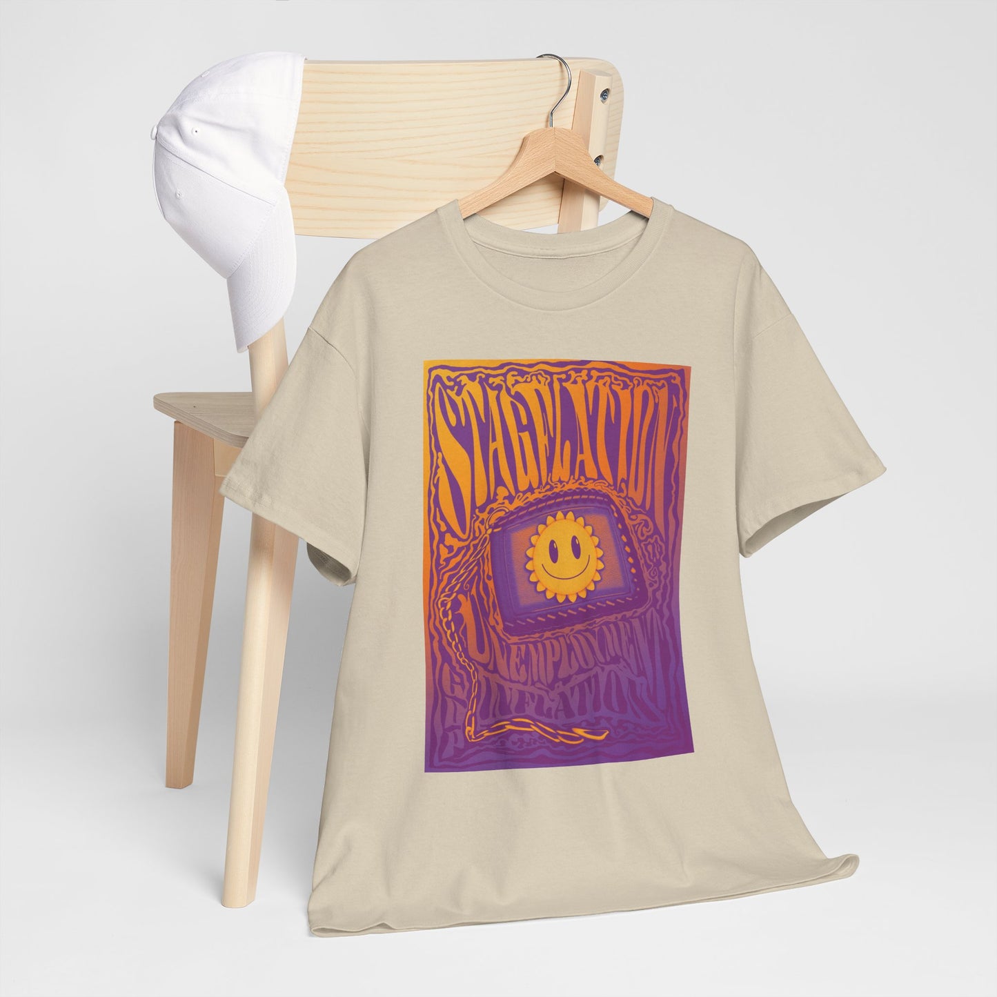 Stagflation 70s Band Poster Modern-Retro - T-shirt