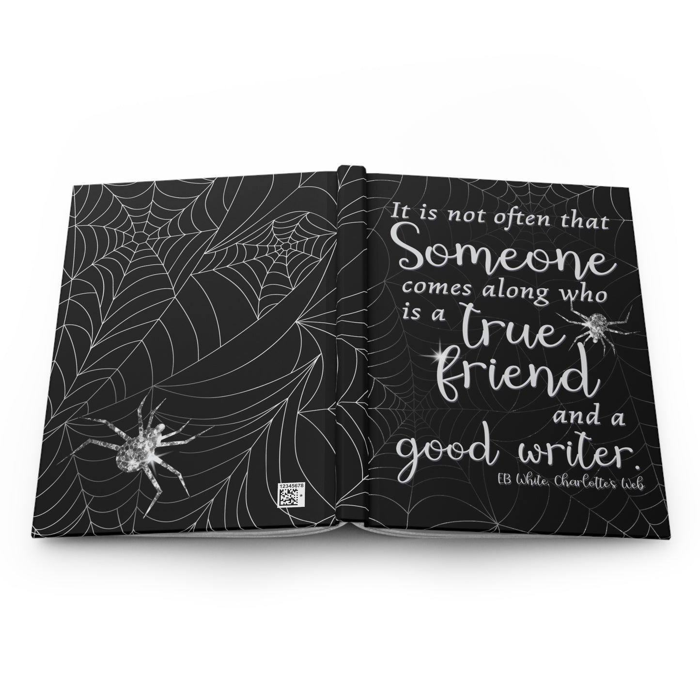 Spider Web - True Friend - Hardcover Journal