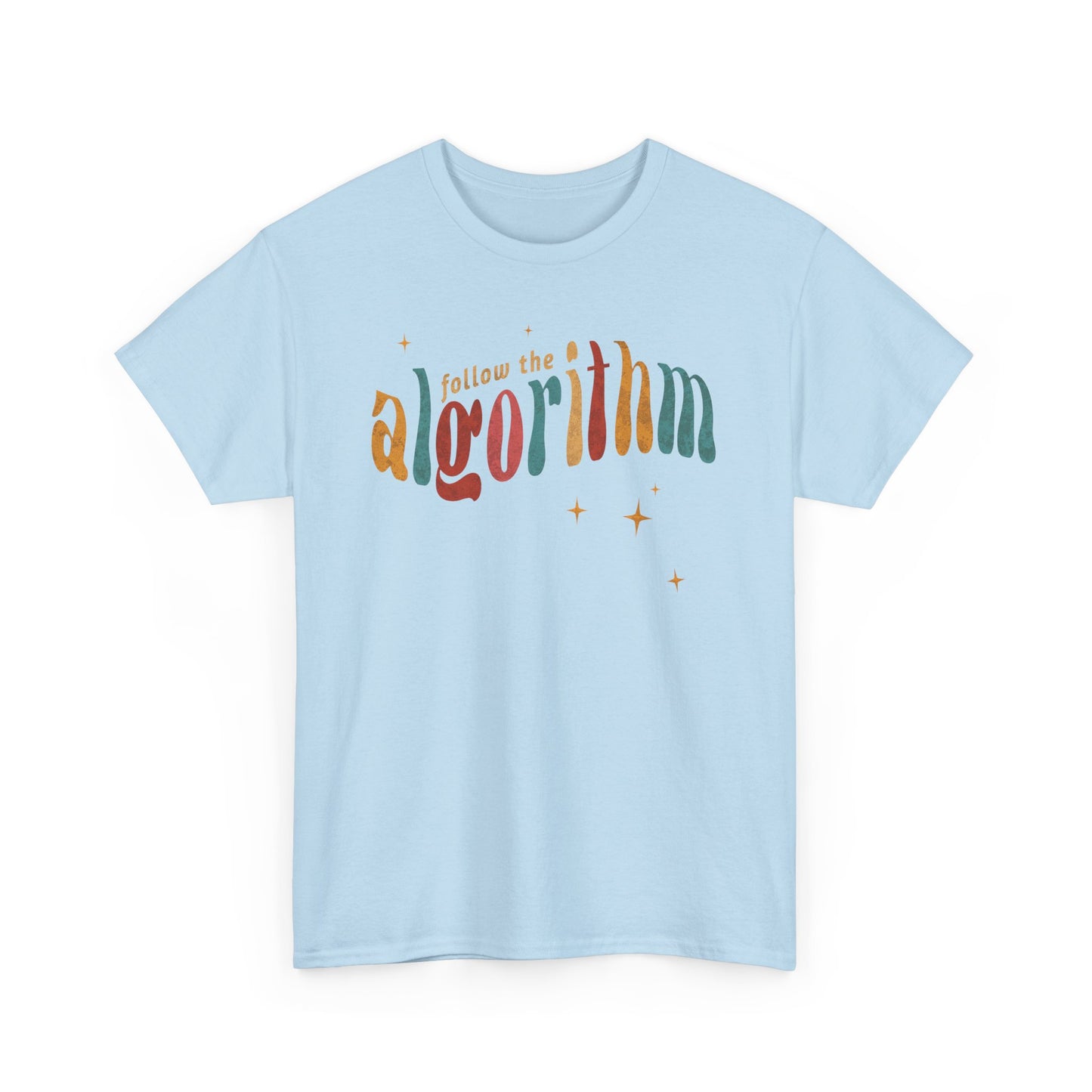 Follow the Algorithm Sparkles Modern-Retro - T-shirt
