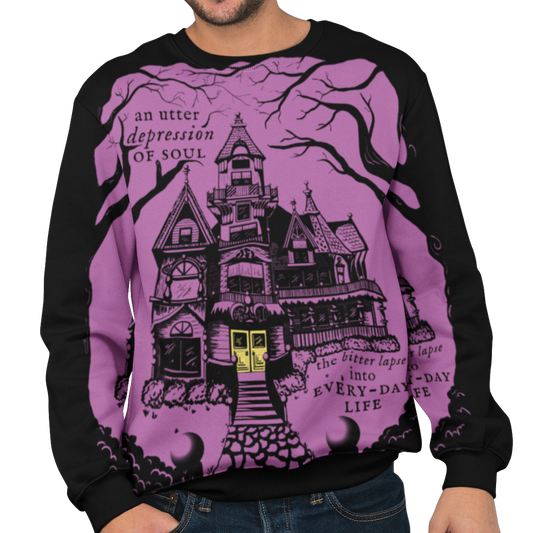 AOP Mystery Mansion Sweatshirt - Disgrace - Unisex Sizing