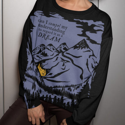 AOP Dream Destination Sweatshirt - Shroud - Unisex Sizing