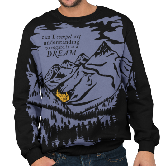 AOP Dream Destination Sweatshirt - Shroud - Unisex Sizing