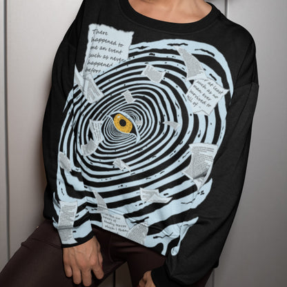 AOP Semantic Spiral Sweatshirt - Misfortune - Unisex Sizing