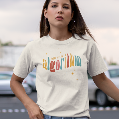 Follow the Algorithm Sparkles Modern-Retro - T-shirt