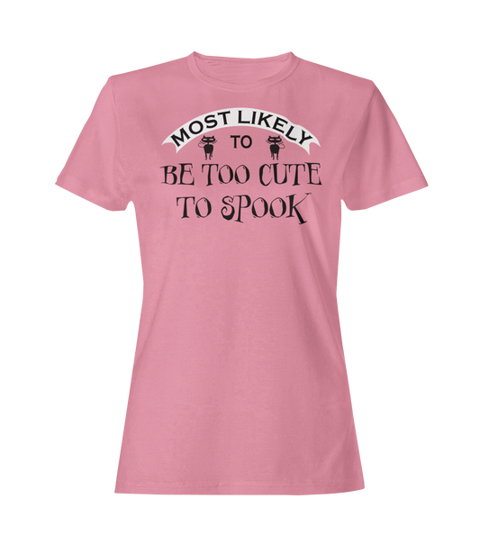 Most Likely To... Squad T-shirts for Halloween on Charity Pink