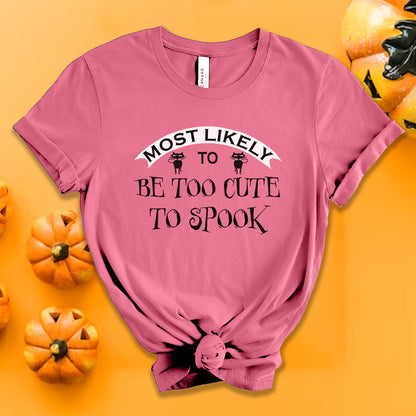 Most Likely To... Squad T-shirts for Halloween on Charity Pink