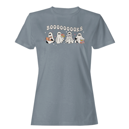 Retro Ghosts Reading Books - Halloween Unisex T-shirt