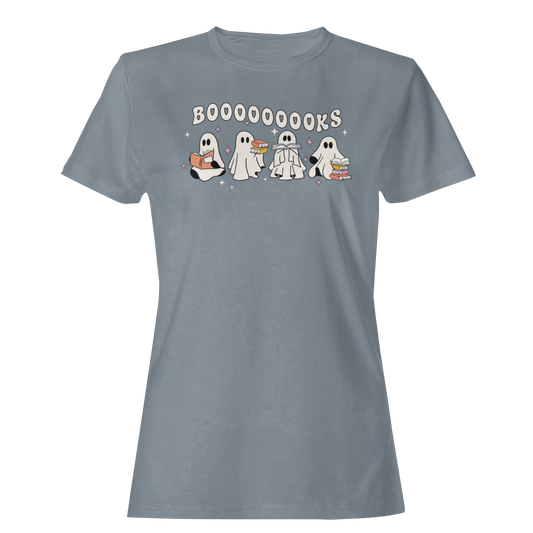 Retro Ghosts Reading Books - Halloween Unisex T-shirt