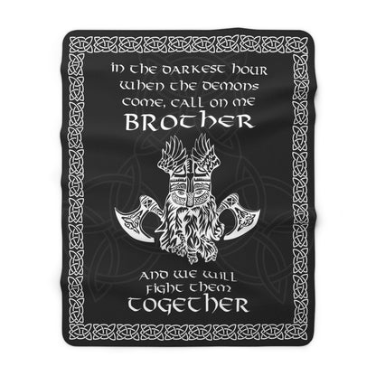 Darkest Hour - Viking - Velveteen Plush or Sherpa Blanket