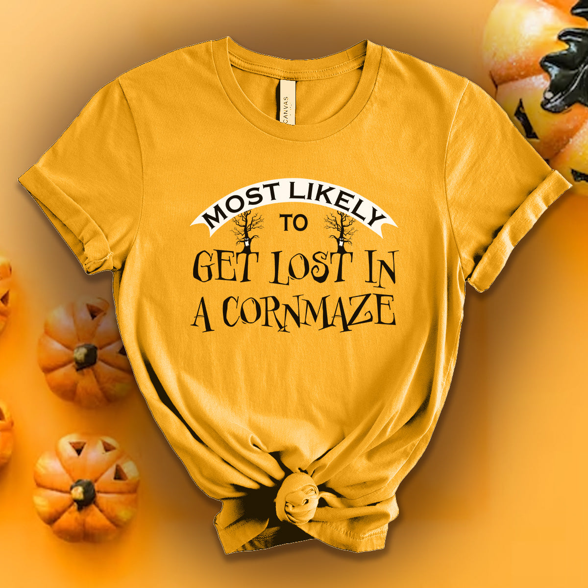 Most Likely To... Squad T-shirts for Halloween on Gold