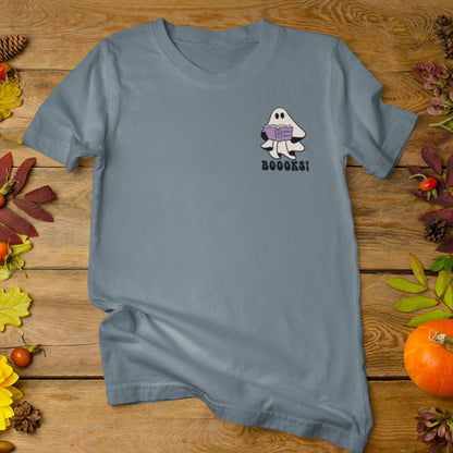 Small Ghost Reading Boooks! - Halloween Unisex T-shirt