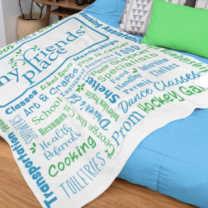 My Friend's Place - Fundraiser - Velveteen Plush Blanket