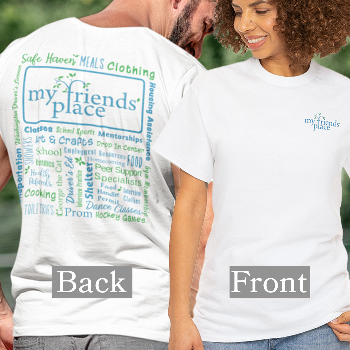 My Friend's Place - Fundraiser - Unisex Short Sleeve T-shirt
