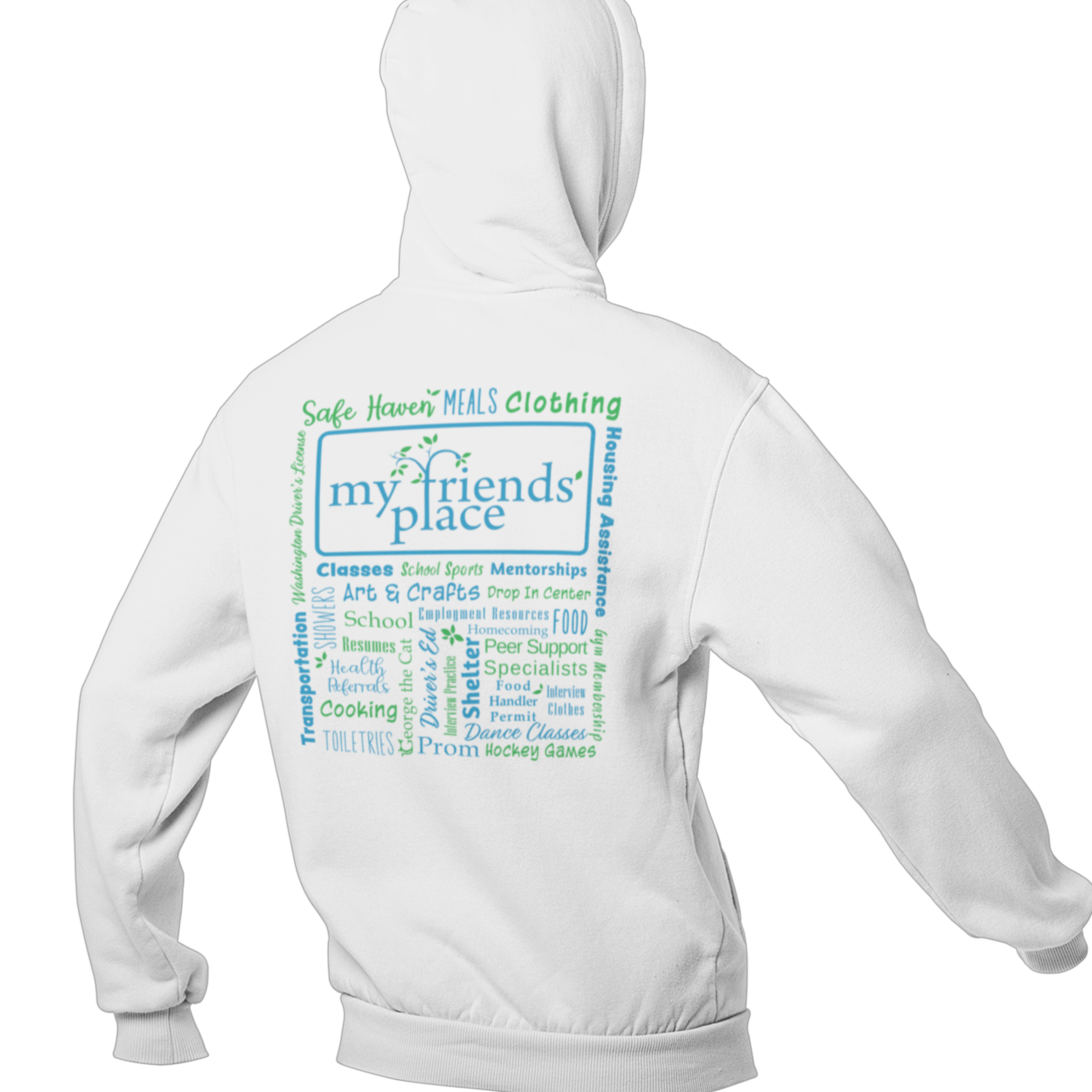 My Friend's Place - Fundraiser - Unisex Hooded Sweatshirt