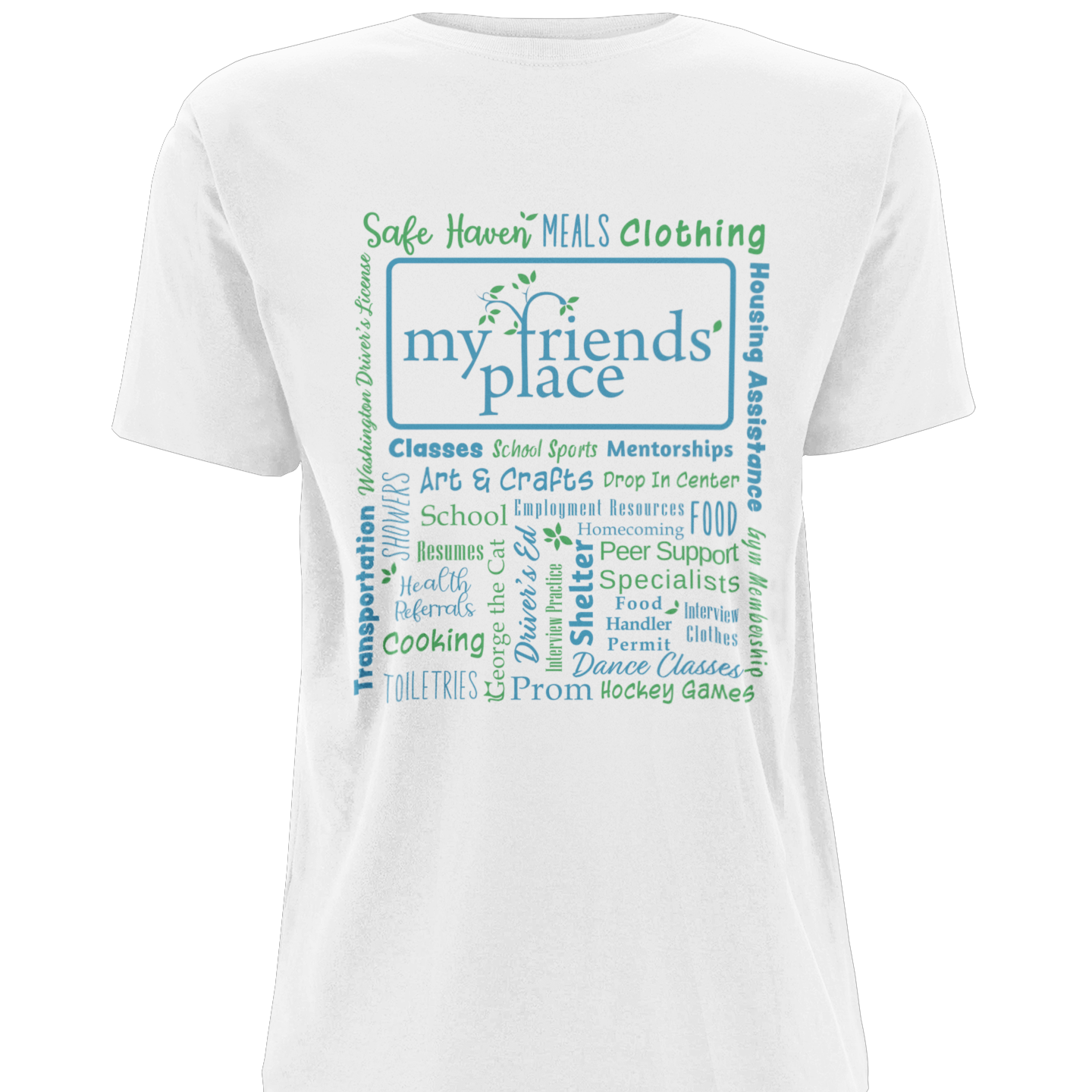 My Friend's Place - Fundraiser - Unisex Short Sleeve T-shirt