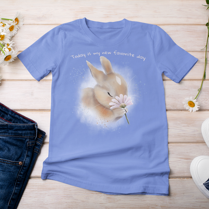 Bunny and Daisy - Adult T-shirt