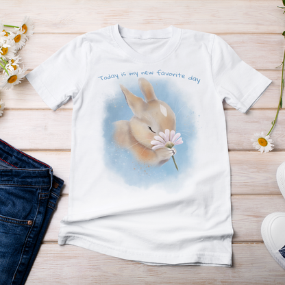 Bunny and Daisy - Adult T-shirt