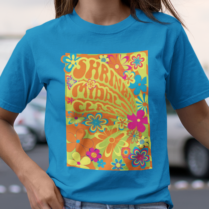 Shrinking Middle Class 70s Band Poster Modern-Retro - T-shirt