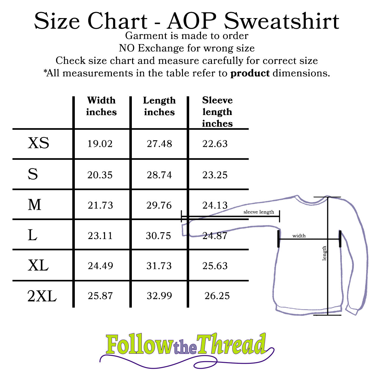 AOP Dream Destination Sweatshirt - Fever - Unisex Sizing