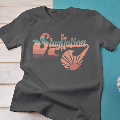 Stagflation Sunrise Modern-Retro  - Tshirt