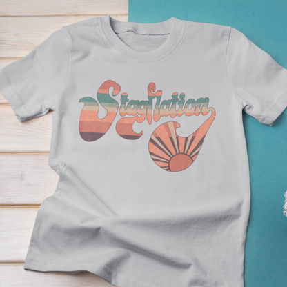 Stagflation Sunrise Modern-Retro  - Tshirt