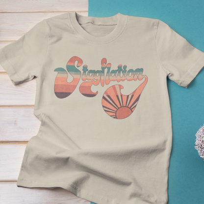 Stagflation Sunrise Modern-Retro  - Tshirt