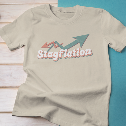 Stagflation Arrows Modern-Retro - T-shirt