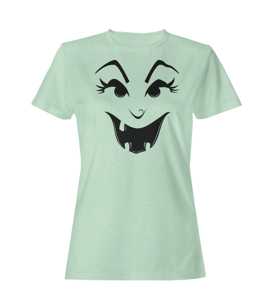 Witch on Mint - Spooky Faces of Halloween - Unisex T-shirt