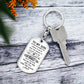Dog Tag Keychain - To My Son - Your Biggest Fan - Gift for Birthday or Holiday
