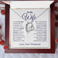To My Wife - Turn Back the Clock - Forever Love Necklace - Gift for Birthday, Christmas, Anniversary