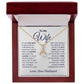 To My Wife - Turn Back the Clock - Alluring Beauty Necklace - Gift for Birthday, Christmas, Anniversary