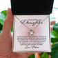 To My Daughter - I Will Have Your Back Love MOM - Love Knot Necklace - Perfect Gift for Birthday, Holiday, or Special Occasion