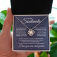 To My Soulmate - You Are My Missing Piece - Love Knot Necklace - Gift for Birthday, Anniversary, Christmas, or Valentine's Day