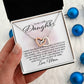 To My Amazing Daughter - I Believe in You, Love Mom  - Interlocking Hearts Necklace - Gift for Birthday, Christmas, or Special Occasion
