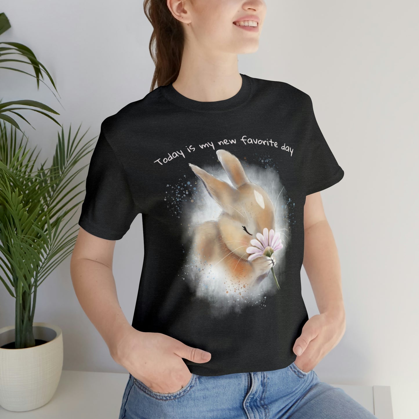 Bunny and Daisy - Adult T-shirt