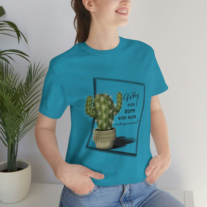 Why Was I Born With Such Contemporaries - Hedgehog Cactus T-shirt