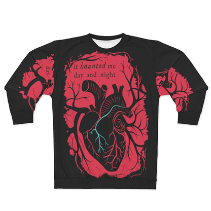 AOP Haunted Heart Sweatshirt - Terror - Unisex Sizing