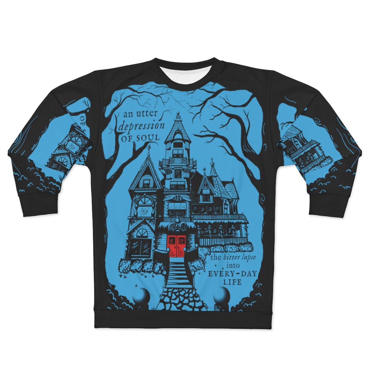 AOP Mystery Mansion Sweatshirt - Omen - Unisex Sizing